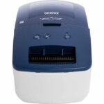 BROTHER QL-600 Stampante professionale per etichette blu - Ideale per piccole imprese e lavori domestici