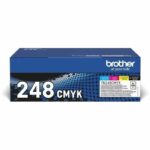 Confezione toner standard - BROTHER - TN248VAL - Ciano Magenta Giallo Nero - 4x1000 pagine