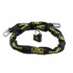 Catena antifurto - BURG WACHTER - SKM 6/90/NI40 - 90 cm, acciaio quadrato temprato 6 mm, lucchetto in acciaio inossidabile marino