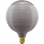 Lampadina LED E27 - CALEX - G125 - Filamento a spirale - 4W - 80 lm - 1800 K - Grigio - immagine 5