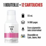 Bottiglia di inchiostro - Canon - GI -56bk - Magenta - Maxify GX Compatibility - (4431C001) - immagine 2