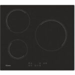 CANDY CH63CT - Piano cottura in vetroceramica - 5500W - 3 fuochi - Nero