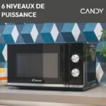 Microwlewer Lay Free Candy CMW20TNMB - Nero - 20L - 700W - VASSORE 24,5 CM - immagine 6