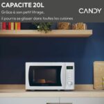 CMWA20SDLW Microonde Mono CANDY Idea - 20 L - MO: 700 W - Digital UI - 8 programmi automatici - Bianco - immagine 2