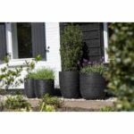 Capi Jardiniere Nature Rib 43x41 cm nero KBLR933 424234 - immagine 2