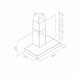 Cappa decorativa in acciaio inox CONTINENTAL EDISON CEHD9058S - 90 cm - immagine 6