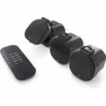 CHACON Set 3 mini prese da esterno On / Off - 3000W - FR + Telecomando