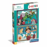 CLEMENTONI - 2x60 pezzi - Disney Classici
