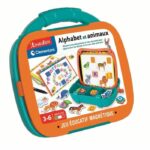Clementoni - Custodia magnetica con lettere e animali - Dai 3 anni