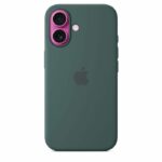 APPLE iPhone 16 - Custodia in silicone con MagSafe - Verde lago - immagine 3