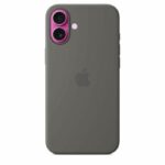 APPLE iPhone 16 Plus - Custodia in silicone con MagSafe - Grigio pietra - immagine 3