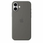 APPLE iPhone 16 Plus - Custodia in silicone con MagSafe - Grigio pietra - immagine 4