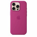 APPLE iPhone 16 Pro - Custodia in silicone con MagSafe - Fucsia