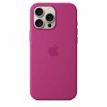 APPLE Custodia in silicone per iPhone 16 Pro Max con MagSafe - Fucsia - immagine 2