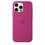APPLE Custodia in silicone per iPhone 16 Pro Max con MagSafe - Fucsia - immagine 3