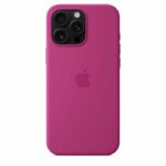 APPLE Custodia in silicone per iPhone 16 Pro Max con MagSafe - Fucsia - immagine 4