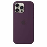 APPLE iPhone 16 Pro Max - Custodia in silicone con MagSafe - Prugna - immagine 2