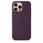 APPLE iPhone 16 Pro Max - Custodia in silicone con MagSafe - Prugna