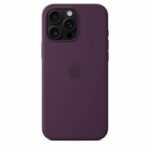 APPLE iPhone 16 Pro Max - Custodia in silicone con MagSafe - Prugna - immagine 4