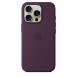 APPLE iPhone 16 Pro - Custodia in silicone con MagSafe - Prugna - immagine 2