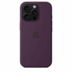 APPLE iPhone 16 Pro - Custodia in silicone con MagSafe - Prugna - immagine 4