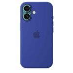 APPLE iPhone 16 - Custodia in silicone con MagSafe - Blu oltremare - immagine 2