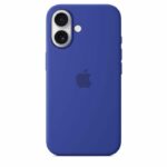 APPLE iPhone 16 - Custodia in silicone con MagSafe - Blu oltremare - immagine 4