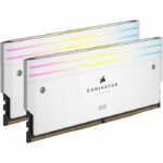 Memoria RAM - CORSAIR - Dominator Titanium RGB DDR5 - 32GB 2x16GB DIMM - 6600MT/s - Intel XMP 3.0 - 1,40V - Bianco (CMP32GX5M2X6600C - immagine 3