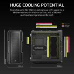 Case per PC - CORSAIR - Serie 5000T - Mid-Tower - Nero - immagine 3