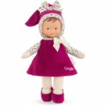 Doudou - COROLLE - Miss Rose Grenadine - 25 cm - profumo di vaniglia - dalla nascita