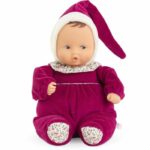 Doudou - COROLLE - Babipouce Rose Grenadine - 28 cm - profumo di vaniglia - dalla nascita