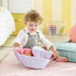 Accessori per bambole - COROLLE - Culla floreale - per bambola 30 cm - da 18 mesi - immagine 6