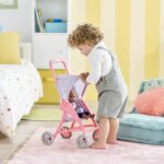 Accessori per bambole - COROLLE - Passeggino floreale - per bambola da 30 cm - da 18 mesi - immagine 6
