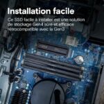 CRUCIAL - P310 - SSD interno - 1 TB - Gen4 - NVMe M.2 - Fino a 7100 MB/s - immagine 5