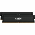 Memoria RAM CRUCIAL DDR5 PRO - Overclocking Edition - Kit da 64 GB (2 x 32 GB) - 6000 MT/s - CL40 - UDIMM - Nero