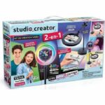 Canal Toys - Studio Video 2 in 1 con anello luminoso a LED multicolore, supporto doppia funzione - Studio Creator - INF027 - immagine 2
