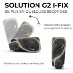 Seggiolino auto - CYBEX - Solution G2 i-Fix Plus Tessuto - Moon Black - immagine 3