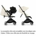 CYBEX - Passeggino ultracompatto e confortevole - ORFEO - 4 ruote - Canvas White - immagine 6
