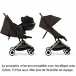 CYBEX - Passeggino ultracompatto e confortevole - ORFEO - 4 ruote - Marrone cioccolato - immagine 6