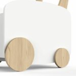 Carrello portaoggetti su ruote - FIRMIANA - Stile scandinavo - Bianco opaco / Rovere Kronberg - 49,8 x 35 x 52,5 cm - DEMEYERE - immagine 4