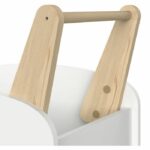 Carrello portaoggetti su ruote - FIRMIANA - Stile scandinavo - Bianco opaco / Rovere Kronberg - 49,8 x 35 x 52,5 cm - DEMEYERE - immagine 5