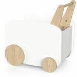 Carrello portaoggetti su ruote - FIRMIANA - Stile scandinavo - Bianco opaco / Rovere Kronberg - 49,8 x 35 x 52,5 cm - DEMEYERE - immagine 6