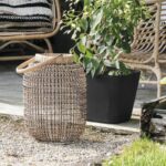 Vaso quadrato per fiori - DEROMA - Origin - 30 L - Antracite - immagine 2