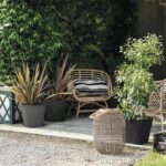 Vaso quadrato per fiori - DEROMA - Origin - 30 L - Antracite - immagine 3