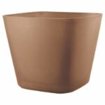 Vaso quadrato per fiori - DEROMA - Origin - 12 L - Terracotta