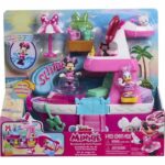 Giocattolo interattivo - DISNEY MINNIE MOUSE - Yacht di Minnie - Yacht con 14 accessori, cambio abiti e piscina