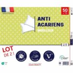 Set 2 cuscini antiacaro 50x70 cm - 100% Poliestere - DODO - immagine 2