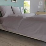 Copertura del piumone Dodo - 260x240 cm - cotone - antibatterico - Taupe - Made in Francia - immagine 6