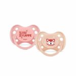 Ciucci anatomici Duo - DODIE - EDL A103 - +6 mesi - Panda rosso