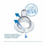 DODIE Lotto di 2 bottiglie anticoliche Iniziazione + - 330ml - BLUE FIREFIGHTER - tettarelle rotonde 3 velocità flusso 3 - immagine 2